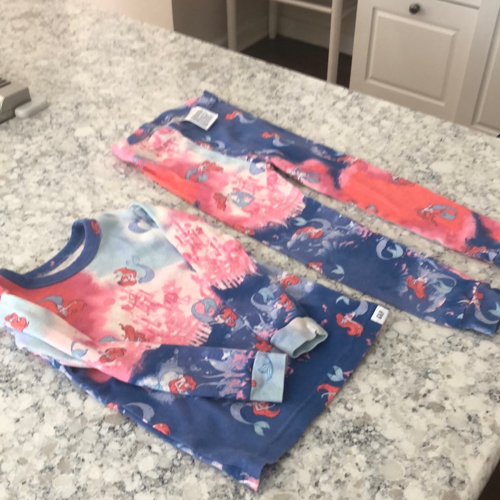 Toddler Disney mermaid gap sleepwear